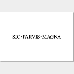 Sic Parvis Magna Uncharted Posters and Art